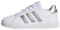 adidas Grand Court Lifestyle Tennis Lace-up Shoes, Scarpe Unisex - Adulto, White Matte Silver Matte Silver, 38 EU