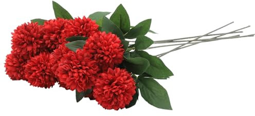 ULDIGI 6er-Set Realistischer Löwenzahn-Kugel-Dekoration Künstliche Blumen Elegante Kunstblumen Für Heim-Dekoration