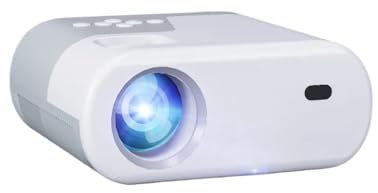 GXJBGYUSFT Mini proiettori 1080P 5 schermi LED proiettore Portatile Home Theater Projecto (Colore: D, Dimensioni: Spina UK) (D Spina UK) Piccolo Regalo