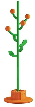 ZBJDX Appendiabiti Indipendente di Forma Creativa, Porta Abiti in Legno Massello di Cactus con 8 Ganci, Appendiabiti Robusti per Corridoio E Ingresso,D,S