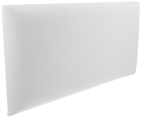 FUNNETOYU Almohadilla Anticolisión Para Pared Infantil Autoadhesiva 20x40cm Color Blanco Cojín Decorativo Para Guardería y Dormitorio Fácil Instalación y Protección