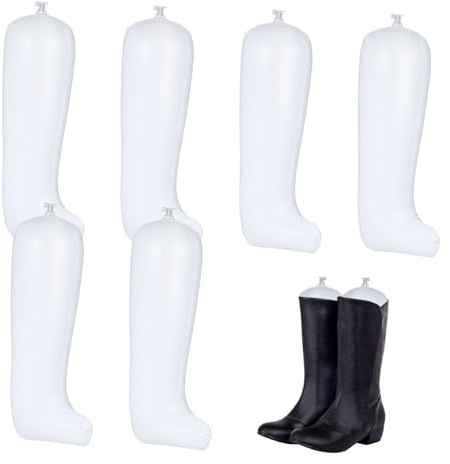 Hoement 3 paires Tendeurs de Longues Gonflables PVC Inserts Forme pour Maintien et Affichage Arrêteur de Déformation pour Hautes