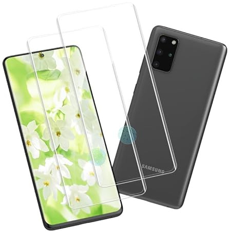 Joywing für 2 Stück Samsung Galaxy S20 Plus Panzerglas, für 9H Härte Schutzfolie Samsung S20 Plus Glas Folie, Hohe Empfindlichkeit Displayschutz Ultra-Klar Schutzglas