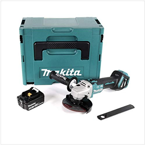Makita DGA 513 F1J Akku Winkelschleifer 18V 125mm Brushless + 1x Akku 3,0Ah + Makpac - ohne Ladegerät