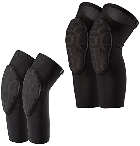 VIWINVELA Kids Knee Pads and Elbow Pads Set Toddler Soft Protective Gear Black M