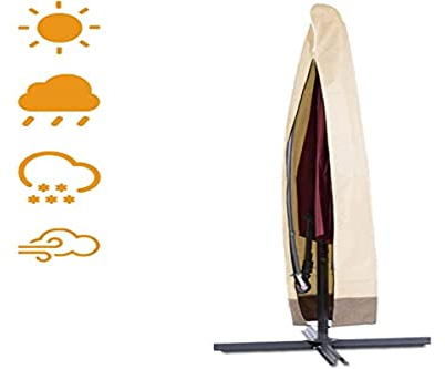 Keyohome Anemoner Copertura per Ombrellone,600D Oxford Impermeabile Coperture Protettiva per Ombrelloni da Giardino con Anti-UV (200x60x55cm)