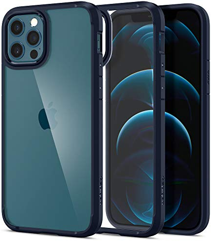 Spigen Ultra Hybrid Case Compatible with iPhone 12 Pro / 12 - Navy Blue