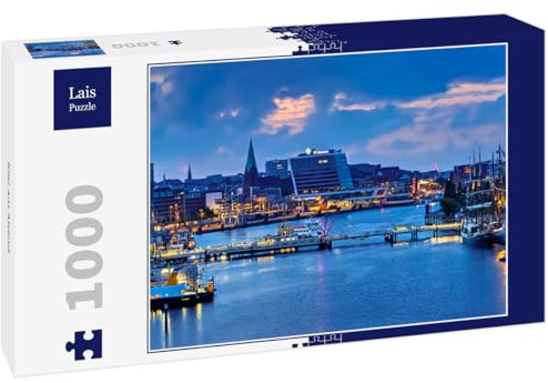 Lais Puzzle Kiel am Abend 1000 Teile