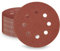 LESNIC 120 Grit Sanding Discs 50pcs, 125mm Sanding Discs 5 inches 8 Holes Fibre Backed Abrasive Discs Hook & Loop for Orbit Orbital Sanders and All Oscillating Tools