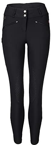Back on Track Damen Reithose Katie W's Vollbesatz schwarz Gr. 40