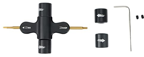 Ocnvlia Metall Schnell Spanner Werkzeug für FPV-Motor Sechskant Muttern Prop Muttern LöSe SchlüSsel 1,5 Mm 2 Mm Sechskant Schrauben Dreher