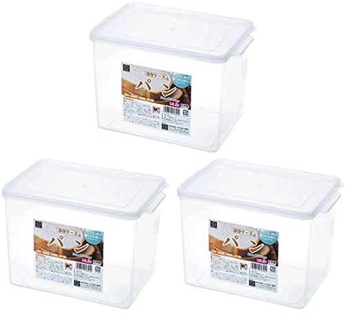 ABGRC Cocina Panera Panera de Gran Capacidad de 4,2 l, panera Multifuncional, Recipiente de Almacenamiento de Alimentos de plástico con Tapa y asa, Soporte para Pan Decoración