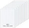 Taiyeestar 10 Pcs Clear Acrylic Sheets, 2mm Thick Clear Perspex Sheet, Transparent Plastic Sheet Acrylic Board, for Picture Frame Glass Replacement, Display Projects, Painting, DIY Craft (13 * 18cm)