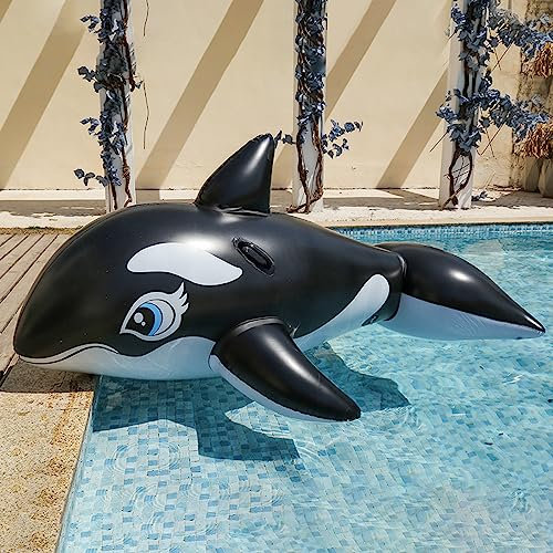 Pool Inflatables For Swimming Pool Inflatable Pool Floats Inflatable Floating Bed Inflatable Floating Bed Children'S Swimming Circle Adult Whale Mount Water Swimming Toys