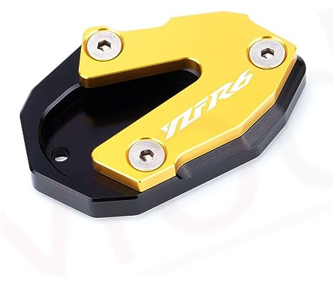 Motorradständer-Erweiterungspad Für Yamaha YZFR6 YZF R6 2013-2017 2018 2019 2020 2021 2022 Motorrad CNC Ständer Fuß Seite Stehen Vergrößern Verlängerung Platte Pad (Color : 3)