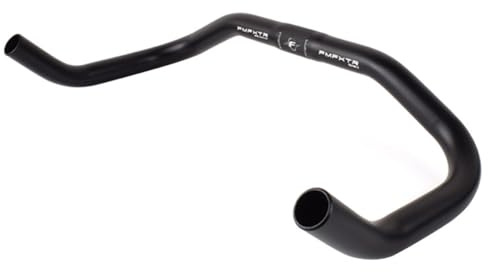 Bullhorn Handlebar 25.4x390mm Fixed Gear Bike Drop Bar Lightweight Aluminum Alloy Road Bike Handlebars For Track Bicycle Road Bike MTB Mountain Bike Black