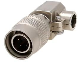 HangTon 12V Hirose 4 Pin Right Angle 90-degree Male Connector for Zoom F8n Pro Sound Devices MixPre 10II 788T 664 702 688 302 Zaxcom Audio Recorder Mixer