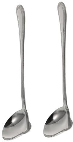 VINTORKY 2pcs Duckbill Spoons Stainless Steel Scoop Spoons for Serving Unique Home Tableware Useful Kitchen Gadgets