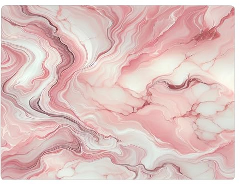 Glasschneidebrett aus Marmor, dekoratives Geschenk, marmorierter Granit, Stein, Geschenk für Ihre Mutter, Ehefrau, Rosa 1