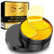 60 Patchs Masque Yeux 24K Or, lutter contre les poches et les rides, Hydratant,Soulager la Fatigue,Soin Éclaircissant Contour des Yeux pour Femmes/Hommes