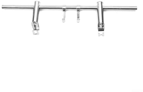 FACULX Portasciugamani per termosifone, stendibiancheria estensibile, capacità di carico di 10 kg, in acciaio inox, per bagno, hotel, doccia (40 cm)