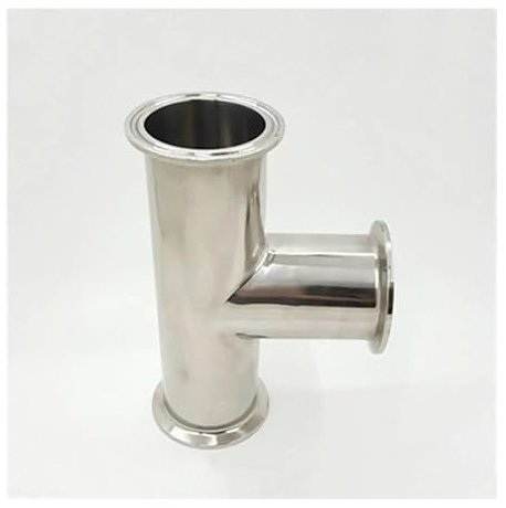 QMIQXIWS 108mm Pipe OD x 4 Tri Clamp Tee 3 Way SUS 304 Stainless Steel Fitting Homebrew Beer Wine Diary Product