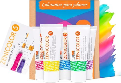 Colorante para los jabones de glicerina que no migra tinte Zenicolor 5