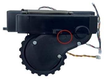 Motor de Rueda Original, Compatible con Cecotec Conga 3090/3091/3092/S3090, Accesorios de Repuesto de Robot Aspirador. Pieza(L)