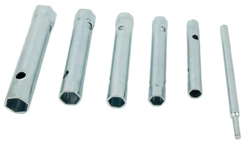 Metrisches Rohrsteckschlüssel-Set, 8-17 mm, 6 Stück, Hohlsteckschlüssel, Filterschlüssel