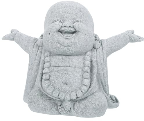 UPKOCH Sandstein Buddha Statue Aquarium Dekoration Kleine Buddha Figur für Desktop und Gartendeko Langlebige Unterwasser skulptur mit Religiöser Bedeutung Bruchsicher und Vielseitig