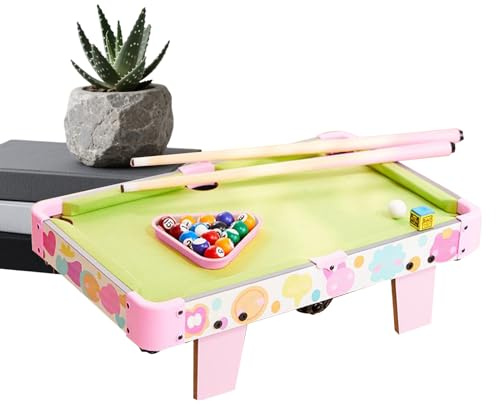 Biljardbord - 52,3 cm hopfällbara pedagogiska interaktiva spel | Tabell Biljardspel Biljardset för barn för vuxna Familjehem Utomhus Inomhus Vardagsrum Cam