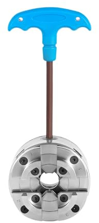 Mandrin à 4 mâchoires - Filetage M33 - 96 mm - Mandrin de mâchoire avec 2 clés - Mandrin pour tour et travail du bois