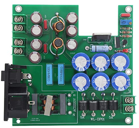 Fuente de alimentación lineal Gearwell, módulo de fuente de alimentación regulada DC 12V 3.5A 50W, placa PCB reguladora de voltaje para proyectos electrónicos de bricolaje