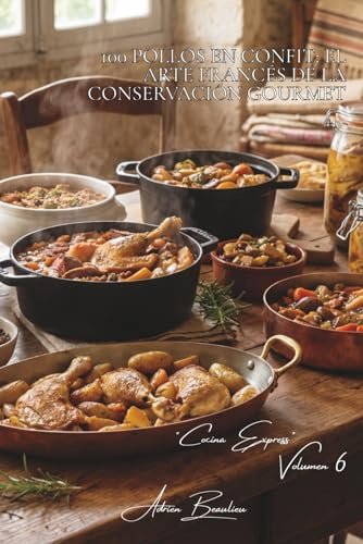 100 pollos en confit: el arte francés de la conservación gourmet: Grasa, aceite y cocción lenta... pollo que solo mejora con el tiempo (SERIE POLLO ... Subserie Cocina Express) (Spanish Edition)