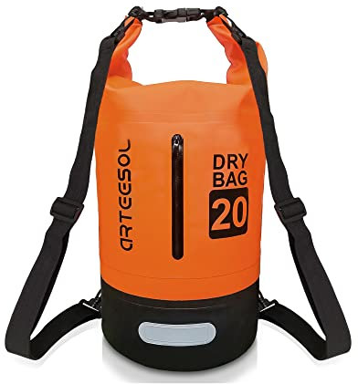 Waterproof Dry Bag, 5L/10L/20L/30L Waterproof Backpack Dry Sack Rucksack, Swim Bag with Adjustable Shoulder Straps, for Beach Swimming Kayaking Hiking Boating Canoeing Surfing Fishing