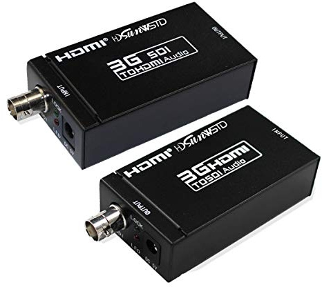 Convertitore HDMI a SDI BNC 1080P 3G + convertitore SDI a HDMI HDMI SDI/BNC Extender su cavi coassiali singoli 100 m