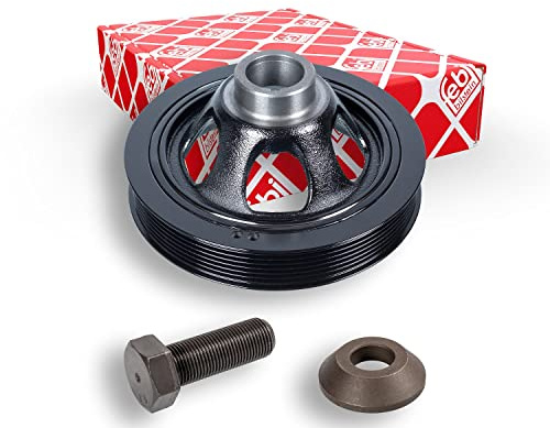febi bilstein 171925 Riemenscheibe für Kurbelwelle, mit Schraube und Scheibe, 1 Stück | Kompatibel mit: MERCEDES-BENZ C-CLASS, C-CLASS, C-CLASS Coupe, C-CLASS T-Model, C-CLASS T-Model, CLC-CLASS, CLK