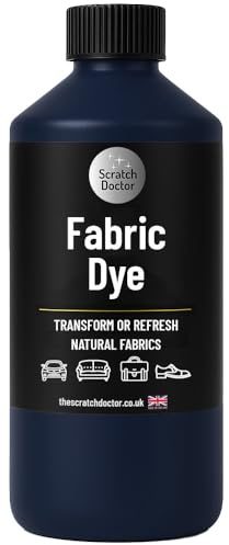 Dark Blue Fabric Dye | Permanent Fabric Paint for Upholstery, Furniture, Sofas, Clothes, Canvas