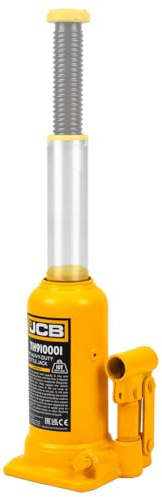 JCB 10 Tonne Heavy-Duty Automotive Hydraulic Bottle Jack, 488mm Maximum Lift