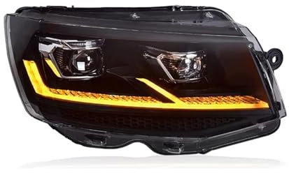 JLPOCRBJ Scheinwerfer Kompatibel for VW Caravelle 2016-2020 Änderung Scheinwerfer Multivan T6 Voll LED Scheinwerfer Blinker Montage