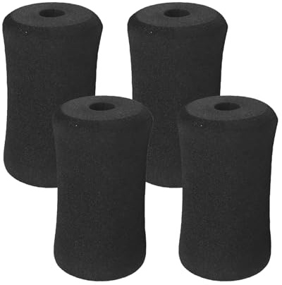 Foam Foot Pads – mjuk kuddrulle, robust gymminsats | skyddsmaskinbuffert med robust konstruktion för hemmaträningsstation, underkroppsrutin, fyrhjulingsstöd, inomhus