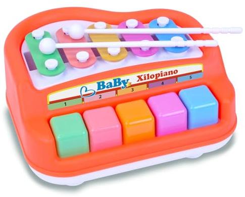 Bontempi | MiniHarmony: Xilopiano a 5 Note per un'Esplorazione Musicale Dolce e Armoniosa, 175x170x70 mm