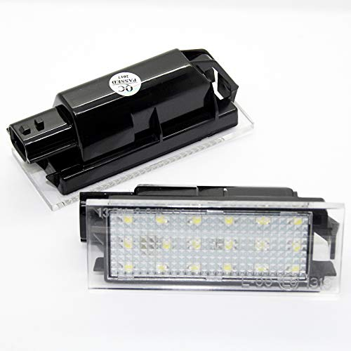 2x LED SMD Kennzeichen Module - E-Prüfzeichen - Plug & Play - 6000K 1f