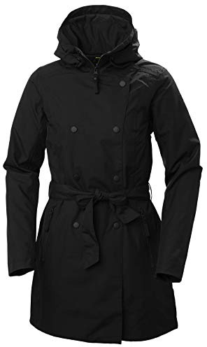 Helly Hansen Damen W Welsey II Trenchcoat Insulated, Schwarz, L