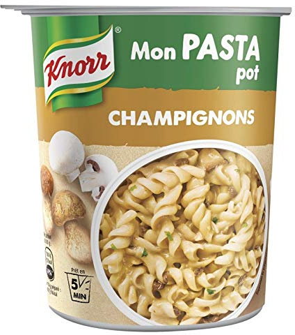 Knorr - Mon Pasta Pot Champignons 70G - Lot De 4 - Prix Du Lot - Livraison En France Métropolitaine
