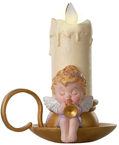 Hallmark Keepsake Christmas Ornament 2020, Angelic Candlelight, Motion With Light (2499QGO1841)