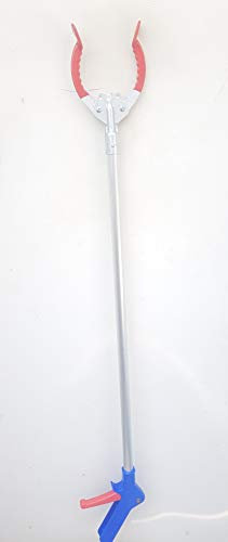 B-BLACK Pinza RACCOGLIRIFIUTI Pinza TELESCOPICA Raccoglitore di IMMONDIZIA Carta CARTACCE A Braccio Lungo con Morsetto