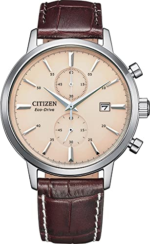 Citizen Orologio Analogico al Quarzo Uomo con Cinturino in Pelle CA7061-26X