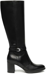 Nero Giardini I514650D Stivali Donna in Pelle - Nero 38 EU
