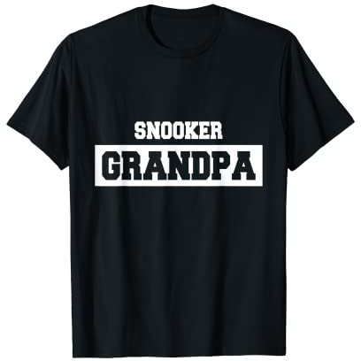 Herren Snooker Grandpa - Snookerspieler T-Shirt